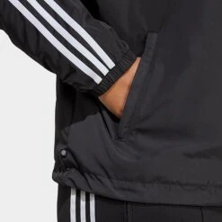 Women's Adidas Originals Adicolor Classics 3-Stripes Coach Jacket (Plus Size) Black - IC6090 001 -Fashion General Store IC6090 001 M5