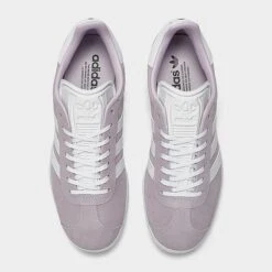 Women's Adidas Originals Gazelle Casual Shoes Silver Dawn/White/Black - ID7005 538 -Fashion General Store ID7005 538 P5