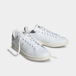 Women's Adidas Originals Stan Smith Casual Shoes White Leather/Off White/Wonder White/Leopard Accent - IE4634 100 9 Women's Adidas Originals Stan Smith Casual Shoes White Leather/Off White/Wonder White/Leopard Accent - IE4634 100 -Fashion General Store IE4634 100 P2