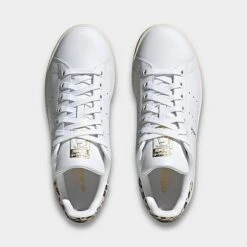 Women's Adidas Originals Stan Smith Casual Shoes White Leather/Off White/Wonder White/Leopard Accent - IE4634 100 12 Women's Adidas Originals Stan Smith Casual Shoes White Leather/Off White/Wonder White/Leopard Accent - IE4634 100 -Fashion General Store IE4634 100 P5
