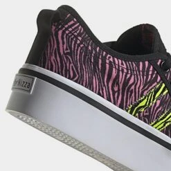 Women's Adidas Originals Nizza Platform Casual Shoes Black/Solar Yellow/Bliss Pink - IE9626 001 -Fashion General Store IE9626 001 P3