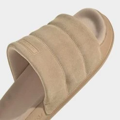 Women's Adidas Originals Adilette Essential Slide Sandals Magic Beige/Magic Beige/Magic Beige - IE9650 250 -Fashion General Store IE9650 250 P3
