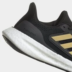 Women's Adidas Pureboost 23 Running Shoes Black/Gold Metallic/Carbon - IF2391 001 -Fashion General Store IF2391 001 P3