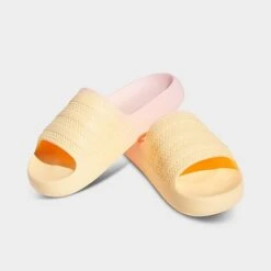 Women's Adidas Originals Adilette Ayoon Slide Sandals Acid Orange/Clear Pink/Acid Orange - IF7629 826 -Fashion General Store IF7629 826 P2