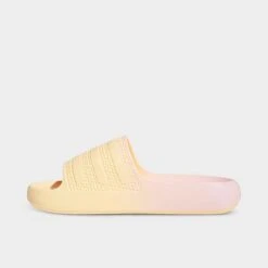 Women's Adidas Originals Adilette Ayoon Slide Sandals Acid Orange/Clear Pink/Acid Orange - IF7629 826 -Fashion General Store IF7629 826 P3
