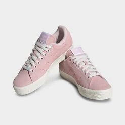 Women's Adidas Originals Stan Smith Casual Shoes Clear Pink/White/White - IG0345 672 9 Women's Adidas Originals Stan Smith Casual Shoes Clear Pink/White/White - IG0345 672 -Fashion General Store IG0345 672 P2