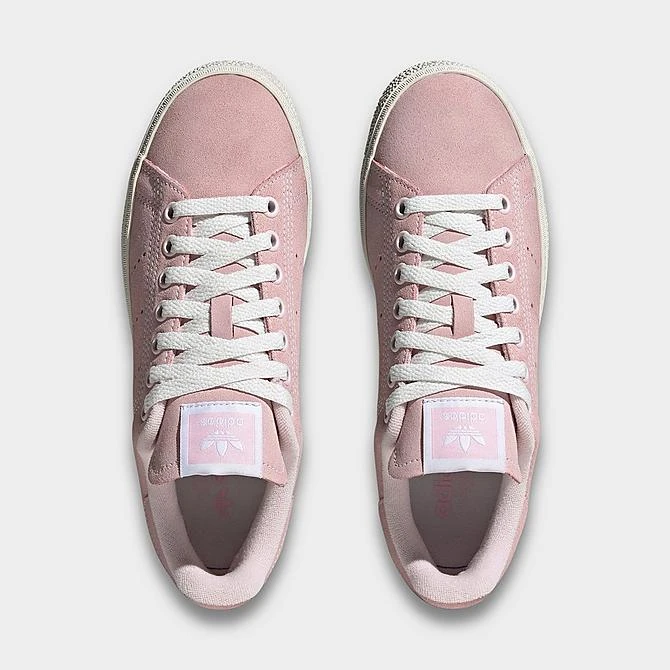 Women's Adidas Originals Stan Smith Casual Shoes Clear Pink/White/White - IG0345 672 7 Women's Adidas Originals Stan Smith Casual Shoes Clear Pink/White/White - IG0345 672 - Image 5
