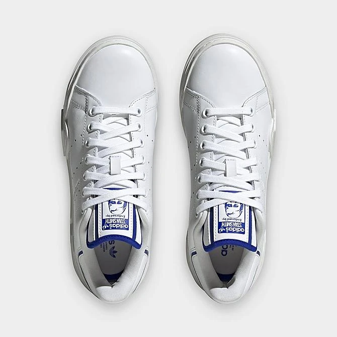 Women's Adidas Originals Stan Smith Bonega 2B Casual Shoes White/Lucid Blue/White - IG2394 100 7 Women's Adidas Originals Stan Smith Bonega 2B Casual Shoes White/Lucid Blue/White - IG2394 100 - Image 5