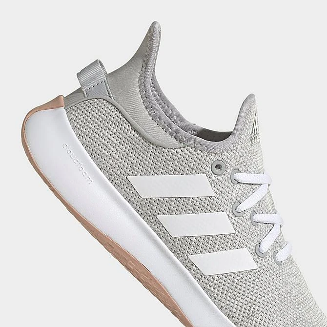Women's Adidas Cloudfoam Pure SPW Casual Shoes Grey/White/Silver Metallic - IG7379 033 5 Women's Adidas Cloudfoam Pure SPW Casual Shoes Grey/White/Silver Metallic - IG7379 033 - Image 3