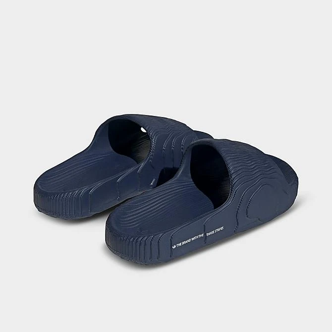 Adidas Originals Adilette 22 Slide Sandals Dark Blue/White/Dark Blue - IG7497 415 6 Adidas Originals Adilette 22 Slide Sandals Dark Blue/White/Dark Blue - IG7497 415 - Image 4