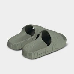 Adidas Originals Adilette 22 Slide Sandals Silver Green/Silver Green/Black - IG8264 338 11 Adidas Originals Adilette 22 Slide Sandals Silver Green/Silver Green/Black - IG8264 338 -Fashion General Store IG8264 338 P4