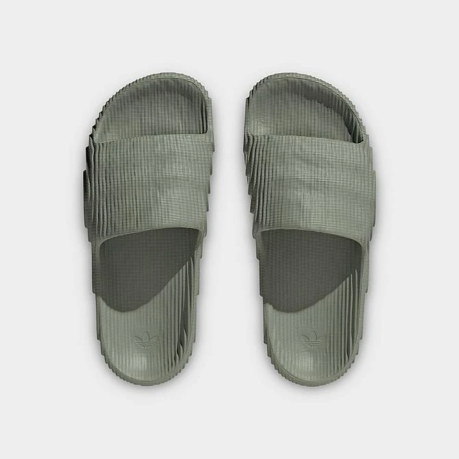 Adidas Originals Adilette 22 Slide Sandals Silver Green/Silver Green/Black - IG8264 338 7 Adidas Originals Adilette 22 Slide Sandals Silver Green/Silver Green/Black - IG8264 338 - Image 5