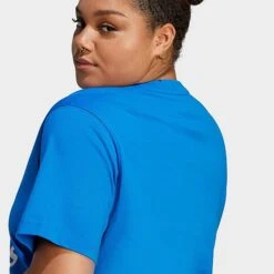 Women's Adidas Originals Adicolor Classics Trefoil T-Shirt (Plus Size) Bluebird - IK4043 430 -Fashion General Store IK4043 430 M5