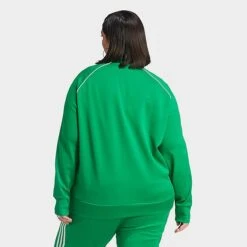 Women's Adidas Adicolor Classics Superstar Track Top (Plus Size) Green - IL6650 360 -Fashion General Store IL6650 360 M3