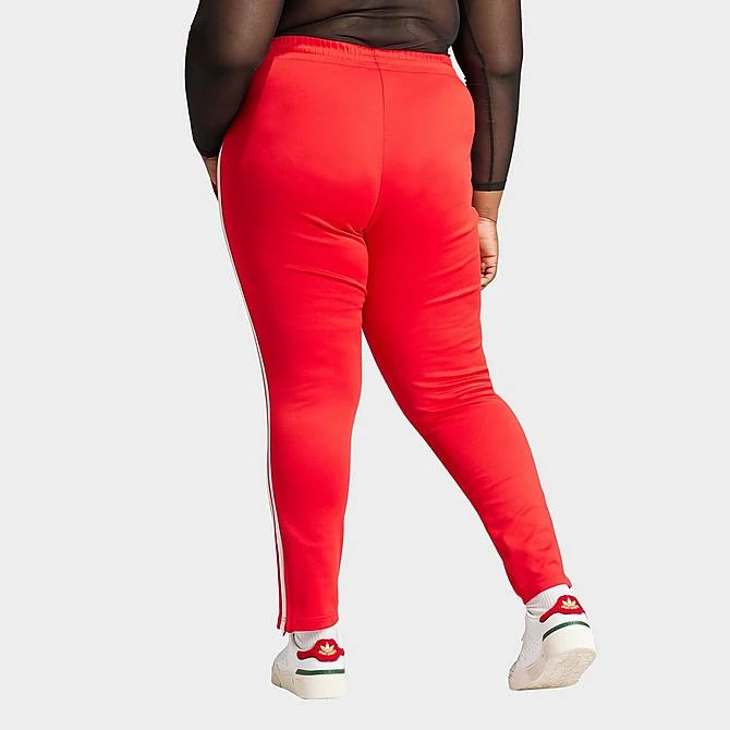 Women's Adidas Originals Adicolor Superstar Track Pants (Plus Size) Better Scarlet - IL9048 610 5 Women's Adidas Originals Adicolor Superstar Track Pants (Plus Size) Better Scarlet - IL9048 610 - Image 3