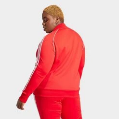 Women's Adidas Adicolor Classics Superstar Track Top (Plus Size) Better Scarlet - IL9049 610 9 Women's Adidas Adicolor Classics Superstar Track Top (Plus Size) Better Scarlet - IL9049 610 -Fashion General Store IL9049 610 M3