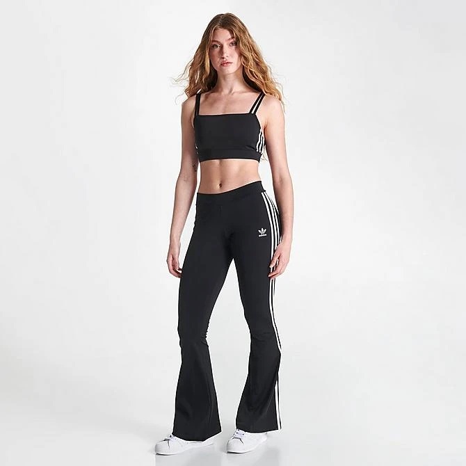 Women's Adidas Originals Adicolor Classics Flared Leggings Black - IN1100 010 4 Women's Adidas Originals Adicolor Classics Flared Leggings Black - IN1100 010 - Image 2