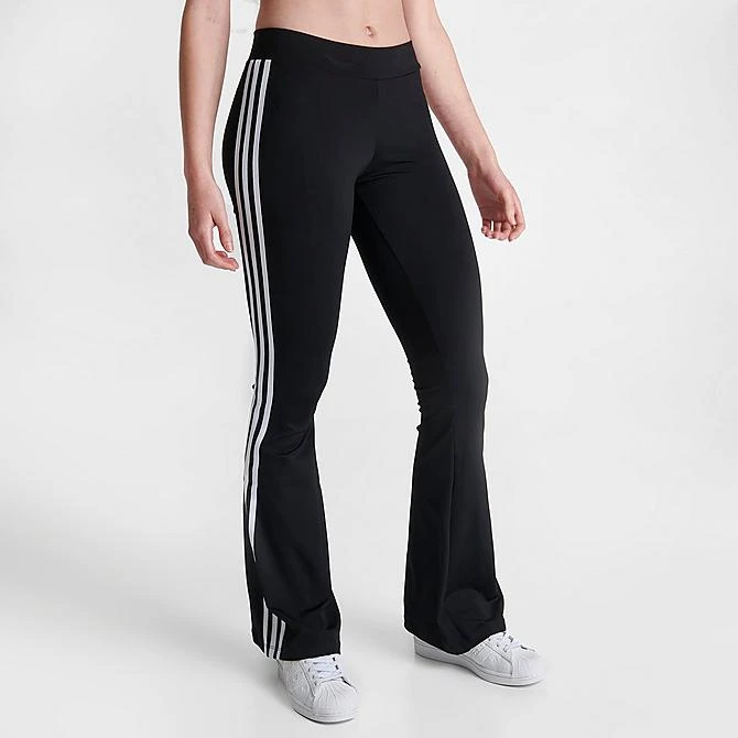 Women's Adidas Originals Adicolor Classics Flared Leggings Black - IN1100 010 5 Women's Adidas Originals Adicolor Classics Flared Leggings Black - IN1100 010 - Image 3