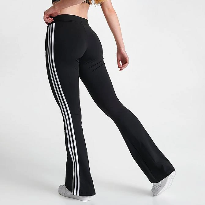 Women's Adidas Originals Adicolor Classics Flared Leggings Black - IN1100 010 6 Women's Adidas Originals Adicolor Classics Flared Leggings Black - IN1100 010 - Image 4