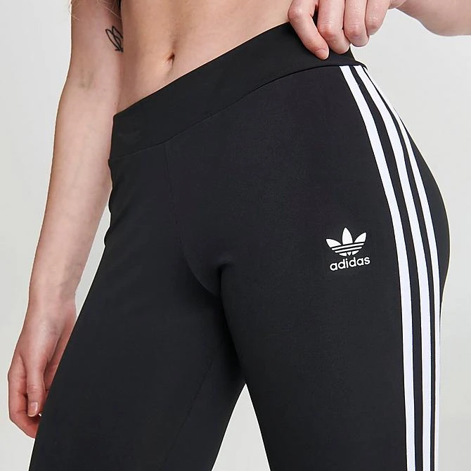 Women's Adidas Originals Adicolor Classics Flared Leggings Black - IN1100 010 7 Women's Adidas Originals Adicolor Classics Flared Leggings Black - IN1100 010 - Image 5