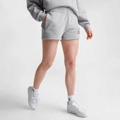Women's Adidas Originals Varsity Shorts Grey - IN7110 020 10 Women's Adidas Originals Varsity Shorts Grey - IN7110 020 -Fashion General Store IN7110 020 M3
