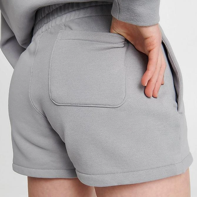 Women's Adidas Originals Varsity Shorts Grey - IN7110 020 8 Women's Adidas Originals Varsity Shorts Grey - IN7110 020 - Image 6