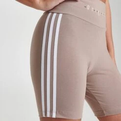 Women's Adidas Originals Adicolor Essentials Biker Short Leggings Chalky Brown - IQ3406 236 -Fashion General Store IQ3406 236 M6