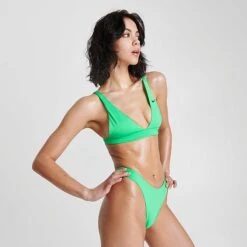 Women's Nike Swim Essential Strappy Bikini Bra Top Electric Algae - NESSC236 380 -Fashion General Store NESSC236 380 M3