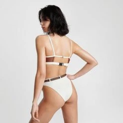 Women's Nike Swim High-Waist Bag Bottoms Coconut Milk - NESSD257 121 -Fashion General Store NESSD257 121 M4