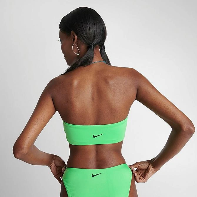Women's Nike Swim Bandeau Bikini Top Electric Algae - NESSD294 380 6 Women's Nike Swim Bandeau Bikini Top Electric Algae - NESSD294 380 - Image 4