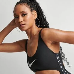 Women's Nike Swim Tape One Piece Swimsuit Black - NESSD296 001 -Fashion General Store NESSD296 001 M5