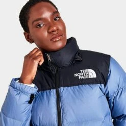 Women's The North Face 1996 Retro Nuptse Jacket Folk Blue - NF0A3XEA 401 -Fashion General Store NF0A3XEA 401 M4