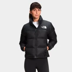 Women's The North Face 1996 Retro Nuptse Jacket Recycled TNF Black - NF0A3XEO 001