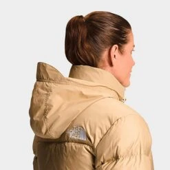 Women's The North Face 1996 Retro Nuptse Jacket Khaki Stone - NF0A3XEO 260 -Fashion General Store NF0A3XEO 260 M5