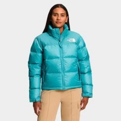 Women's The North Face 1996 Retro Nuptse Jacket Reef Waters - NF0A3XEO 420