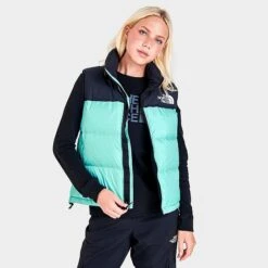 Women's The North Face 1996 Retro Nuptse Vest Wasabi - NF0A3XEP 314 -Fashion General Store NF0A3XEP 314 M3
