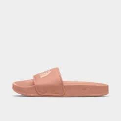 Women's The North Face Base Camp III Slide Sandals Cafe Crème/Evening Sand Pink - NF0A4T2S 660