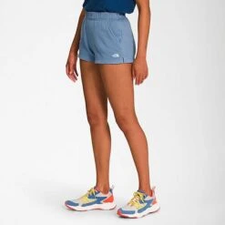 Women's The North Face Half Dome Logo Shorts Folk Blue/TNF White - NF0A55MZ 401 -Fashion General Store NF0A55MZ 401 M3