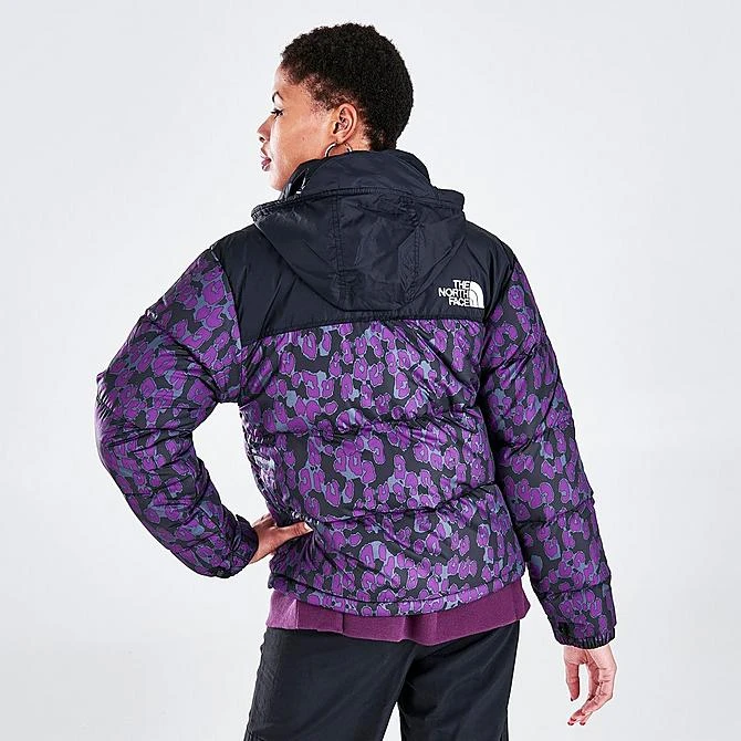 Women's The North Face 1996 Retro Nuptse Printed Jacket Gravity Purple Leopard Print - NF0A5IXK 501 6 Women's The North Face 1996 Retro Nuptse Printed Jacket Gravity Purple Leopard Print - NF0A5IXK 501 - Image 4