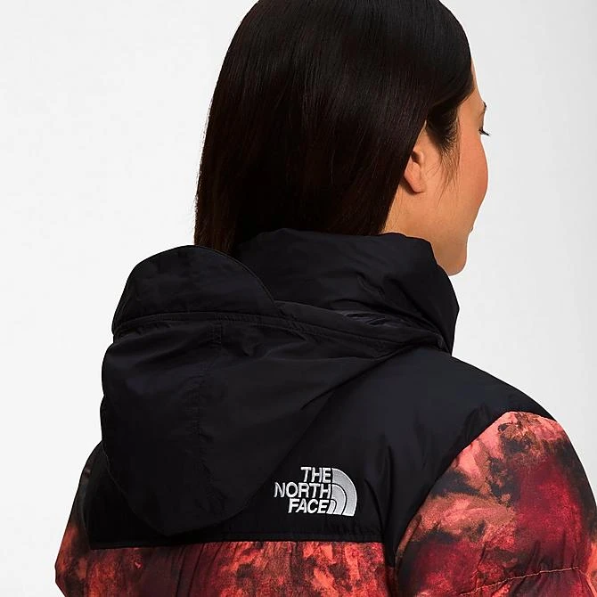 Women's The North Face 1996 Retro Nuptse Printed Jacket Coral Sunrise Ice Dye Print - NF0A5IXK 660 6 Women's The North Face 1996 Retro Nuptse Printed Jacket Coral Sunrise Ice Dye Print - NF0A5IXK 660 - Image 4