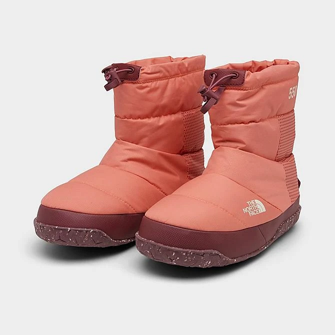Women’s The North Face Nuptse Après Booties Coral Sunrise/Wild Ginger - NF0A5LWC 660 4 Women’s The North Face Nuptse Après Booties Coral Sunrise/Wild Ginger - NF0A5LWC 660 - Image 2
