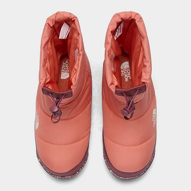 Women’s The North Face Nuptse Après Booties Coral Sunrise/Wild Ginger - NF0A5LWC 660 7 Women’s The North Face Nuptse Après Booties Coral Sunrise/Wild Ginger - NF0A5LWC 660 - Image 5
