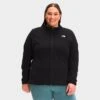 Women’s The North Face TKA Glacier Full-Zip Jacket (Plus Size) TNF Black - NF0A7QIJ 001 -Fashion General Store NF0A7QIJ 001 M1