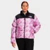 Women's The North Face 1996 Retro Nuptse Jacket (Plus Size) Purple Cactus Flower Tonal Dye Print - NF0A7QLW 520 -Fashion General Store NF0A7QLW 520 M1