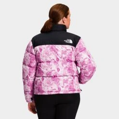 Women's The North Face 1996 Retro Nuptse Jacket (Plus Size) Purple Cactus Flower Tonal Dye Print - NF0A7QLW 520 -Fashion General Store NF0A7QLW 520 M3