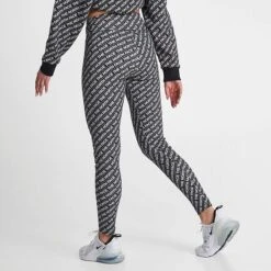 Women's The North Face All-over Print Leggings Black/All-over Print - NF0A7SU4 001 -Fashion General Store NF0A7SU4 001 M4