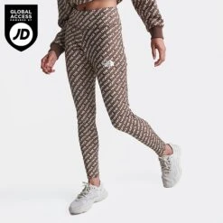 Women's The North Face All-over Print Leggings All-over Print/Earth Brown - NF0A7SU4 201