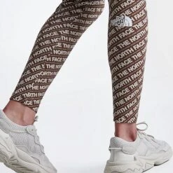 Women's The North Face All-over Print Leggings All-over Print/Earth Brown - NF0A7SU4 201 -Fashion General Store NF0A7SU4 201 M6