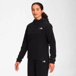 Women's The North Face Alpine Polartec® 200 Full-Zip Hooded Jacket TNF Black - NF0A7UJS 001 -Fashion General Store NF0A7UJS 001 M3