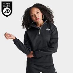Women's The North Face Cargo Quarter-Zip Jacket - NF0A83GK 001